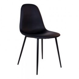 Jídelní židle STOCKHOLM černá, černá podnož