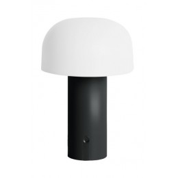 Stolní lampa LUCA LED PT 22,5 cm, plast, černá