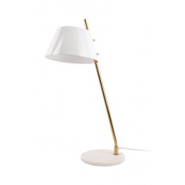 Stolní lampa SAVVY PT 53 cm, kov, bílá