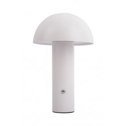Stolní lampa FUEGO LED PT 24,5 cm, kov, bílá
