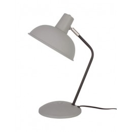 Stolní lampa HOOD PT, 38 cm, kov, šedá