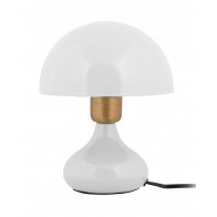 Stolní lampa BINC Leitmotiv 23 cm, kov, bílá